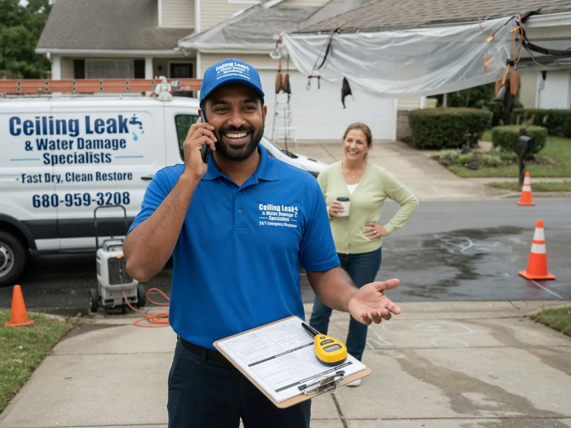 Ceiling Leak Cleanup Bellport, NY FAQs